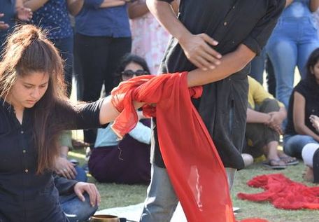 Apeejay Stya University Gurgaon organized Elaan, the annual fest on 16th April 2018. NU Rangmanch won the first prize in the Nukkad Natak which was based on the theme of sex education. It also revolved around the idea of lack of sex education, puberty, menstruation, sexual abuse and molestation.